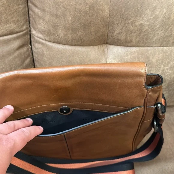 Coach Messenger Leather Bag + Coach Leather Card Holder & Winn Leather Workbag